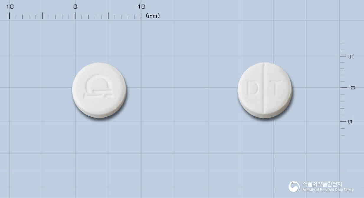 디텐트정(아테놀올)[수출명:대원아테놀올정 50mg, 디텐트-케이정] 의약품 이미지 - 식별 상세 정보 확인